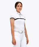 Блузка женская для соревнований Jersey Mesh S/S Competition Button Up Competition Polo