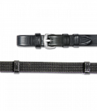 Повод тесьмяный с кожей SKL