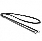 Повод тесьмяный с ограничителями emporio и D-кольцами