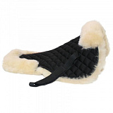 Мех под седло, русская овчина, M, beige