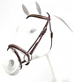 Уздечка "ANTI PRESSURE" со вставками из металла