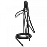 Уздечка классическая Colombo со стразами на налобнике