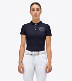 Футболка поло женская CT Cross Stitch Print Cotton S/S